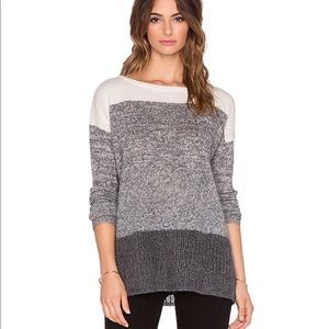 Leo & Sage Ombré Boatneck Sweater EUC